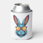 Bunny Face With Sunglasses For Boys Men Kids  Can Cooler