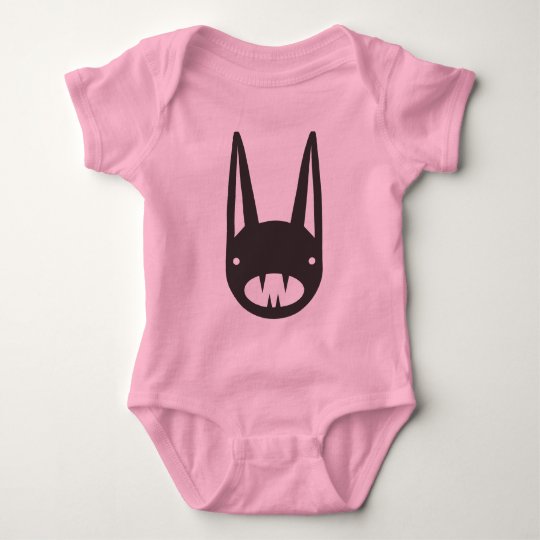 BUNNY FACES BABY BODYSUIT
