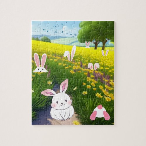 Bunny Field Jigsaw Puzzle