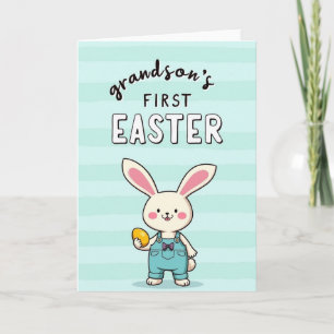 Bunny First Easter Day Card