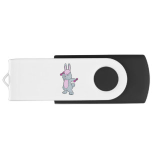 Bunny Fitness Dumbbell Flash Drive