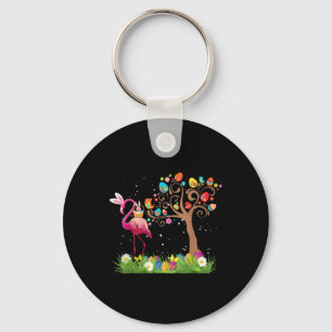 Bunny Flamingo Easter 2021 Cute Flamingo Lovers Keychain