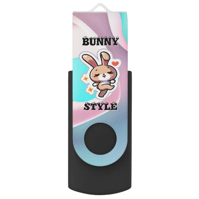 Bunny Flash Drive (Front Vertical)