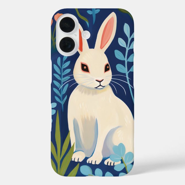 Bunny Floral Case-Mate iPhone Case (Back)