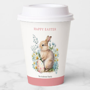 Bunny & Floral Egg Paper Cups