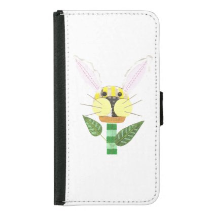 Bunny Flower Samsung Galaxy S5 Wallet Case