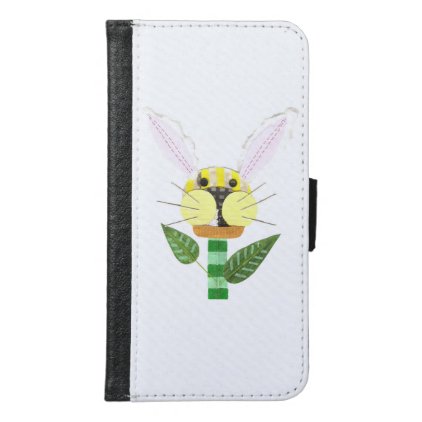 Bunny Flower Samsung Galaxy S6 Wallet Case