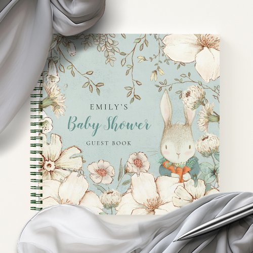 Bunny Foliage Baby Shower Alternate Guest Book
