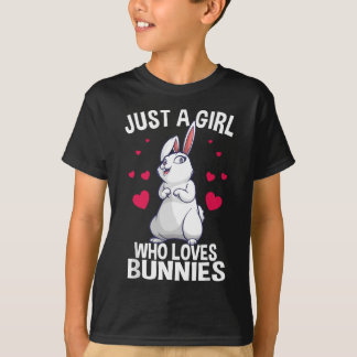 Bunny For Women Girls Bunny Whisperer Rabbit Lover T-Shirt