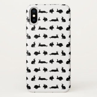 Bunny Frenzy iPhone X Case (Choose colour)