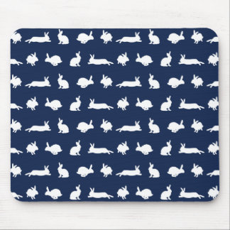 Bunny Frenzy Mousemat (Navy) Mouse Pad