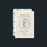 Bunny Friend Kids Easter Cards<br><div class="desc">Personalized school Easter cards for kids with a cute bunny rabbit and watercolor floral wreath design. The message reads "Some bunny thinks you're a great friend!" or customize it with your own text. Add your child's name for easy labeling for school Easter cards or party favors. Use the design tools...</div>