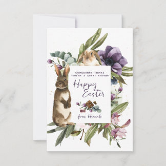Bunny Friend Kids Easter Classroom Cards