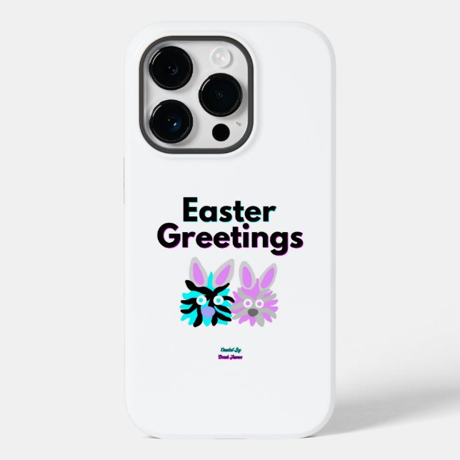 Bunny Fuzzies Apple iPhone 14 Pro Case (Back)