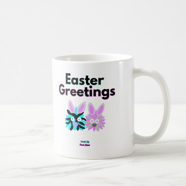 Bunny Fuzzies Coffee Mug (Right)