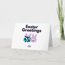 Bunny Fuzzies Horizontal Standard Greeting Card