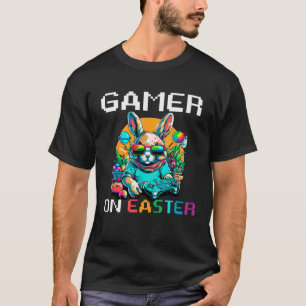 Bunny Game Controller Easter Day Gamer Easter  For T-Shirt