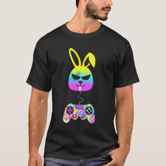 Bunny Gamer Angry Gamer Bunny Gaming Game Controll T-Shirt