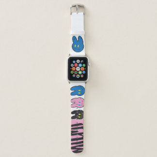 Bunny Gang Grid Pattern Aesthetic Watch Strap