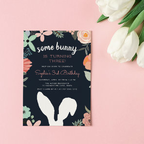 Bunny Garden | Spring Birthday Party Invitation