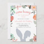 Bunny Garden | Spring Birthday Party Invitation (Front)