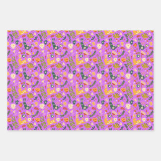 Bunny Garden Wrapping Paper Sheets