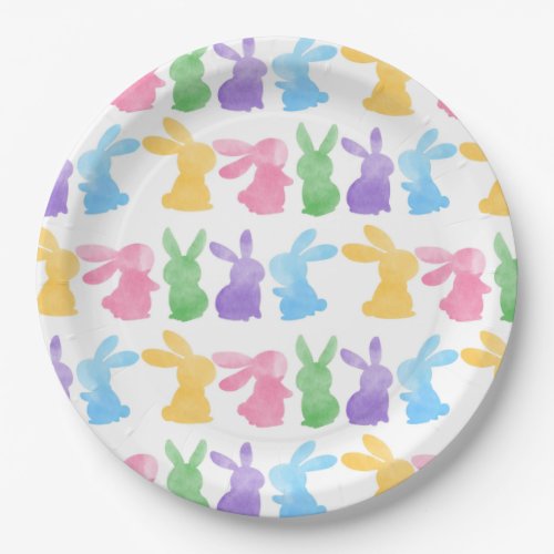 Bunny Gathering Easter Paper Plates