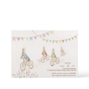 Bunny Gender Neutral Baby Shower Invitation