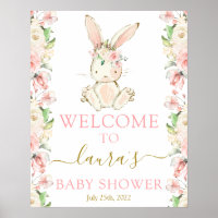 Bunny Girl Welcome sign