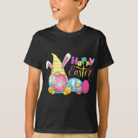 Bunny Gnome Rabbit Eggs Hunting Happy Easter Day