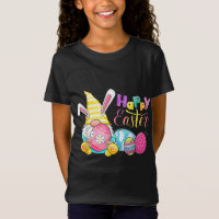 Bunny Gnome Rabbit Eggs Hunting Happy Easter Day