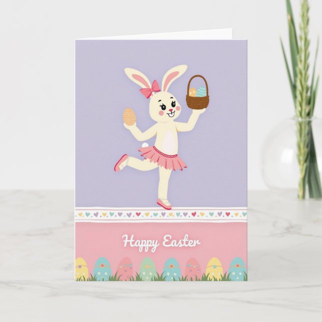 Bunny Golden Egg Pattern Card (Front)