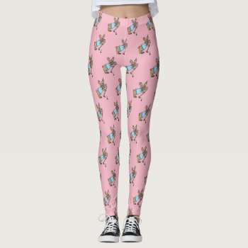Bunny Golfer Leggings by PugWiggles at Zazzle