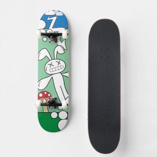 Bunny Graffiti Skateboard Deck | Zazzle