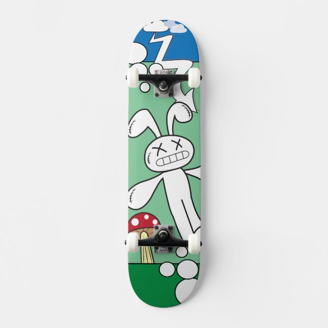 Bunny Graffiti Skateboard Deck (Front)