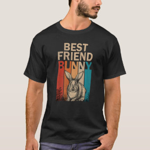Bunny Graphic Matching Retro Best Friend Easter Da T-Shirt