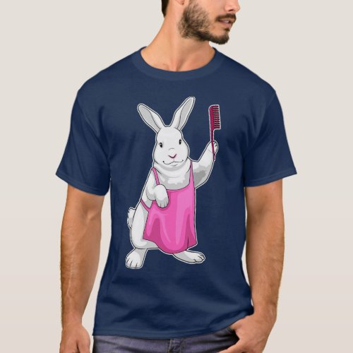 Bunny Hairdresser Comb T_Shirt
