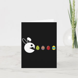 Bunny Happy Easter Egg Hunting Video-game Gamer Card