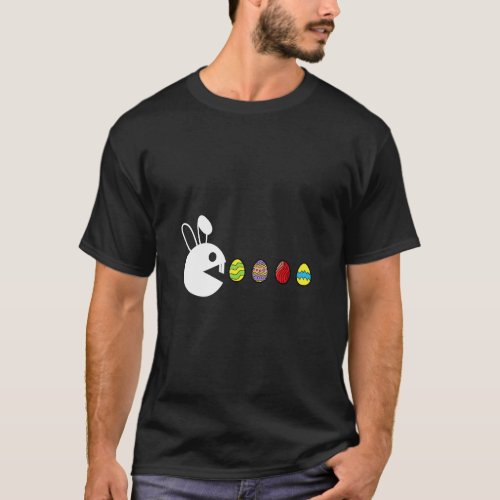 Bunny Happy Easter Egg Hunting Video_Game Gamer  T_Shirt