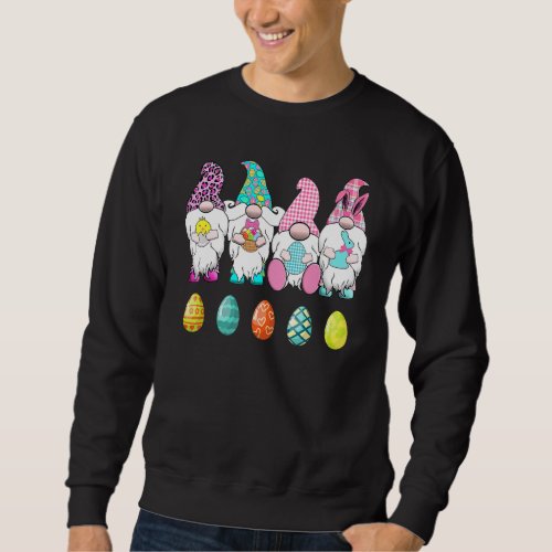 Bunny Happy Easter Gnomes Cosplay Cute Egg Sweatshirt