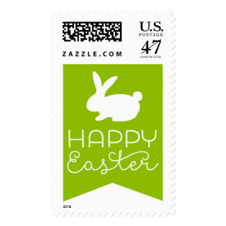 Bunny Happy Easter Postage Stamps