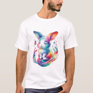 Bunny Happy Easter Spring T-Shirt