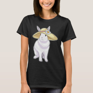 Bunny Hat Flower T-Shirt
