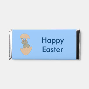 Bunny Hatching from Egg Weird Custom Hershey Bar Favors
