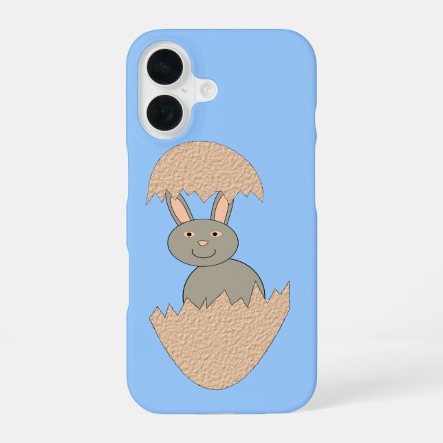 Bunny Hatching from Egg Weird iPhone Case (Back)