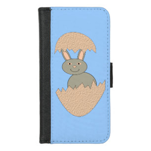 Bunny Hatching from Egg Weird iPhone 8/7 Wallet Case