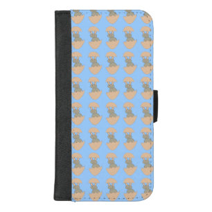 Bunny Hatching from Egg Weird iPhone 8/7 Plus Wallet Case