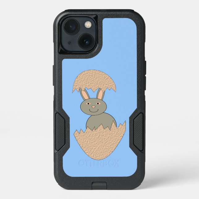 Bunny Hatching from Egg Weird Phone Case (Back)