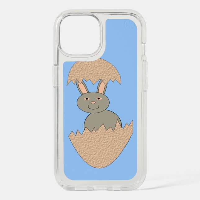 Bunny Hatching from Egg Weird Phone Case (Front)