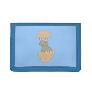 Bunny Hatching from Egg Weird Wallet